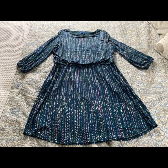 Apt. 9 Dresses & Skirts - Kohl’s Apt. 9 Teal Stripe Long-sleeve Winter Dress